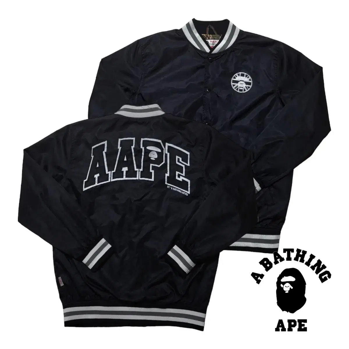 베이프자켓 에이프자켓 bape aape 베이프스타디움자켓 베이프블루종